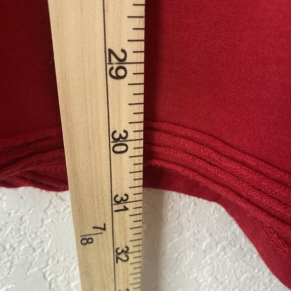 LuLaRoe Simply Comfortable Top Womens 3XL Red Long Sleeve Pullover‎ Sweater - Picture 8 of 9